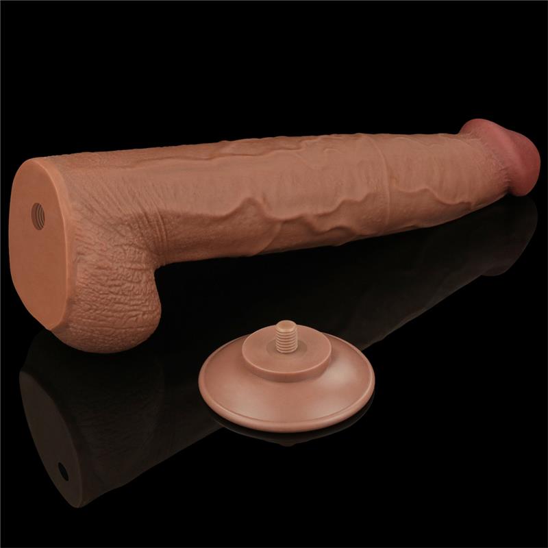 Dildo Dual Density Piel Deslizante 135