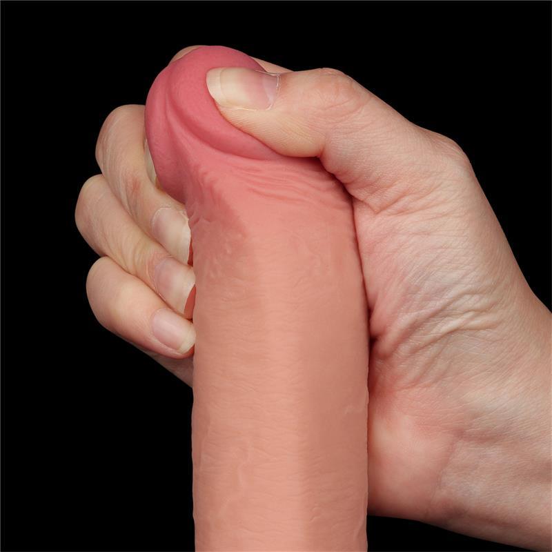 Dildo Dual Density Piel Deslizante 9