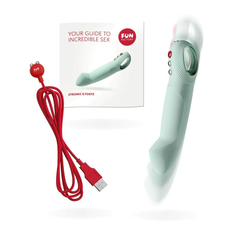 Vibrador con Empuje Stronic G Forte Sage Green