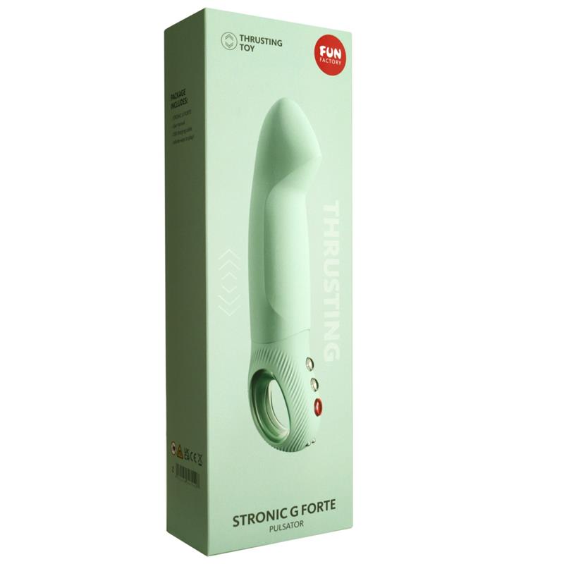 Vibrador con Empuje Stronic G Forte Sage Green
