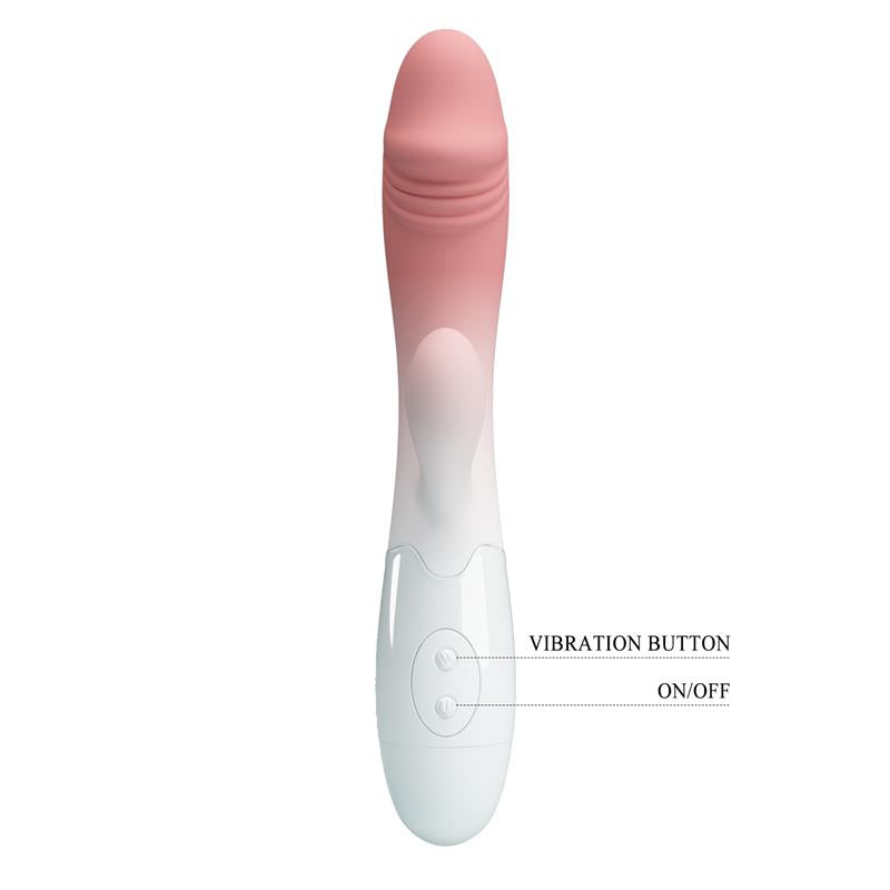 Snappy Vibrador Blanco y Rosa