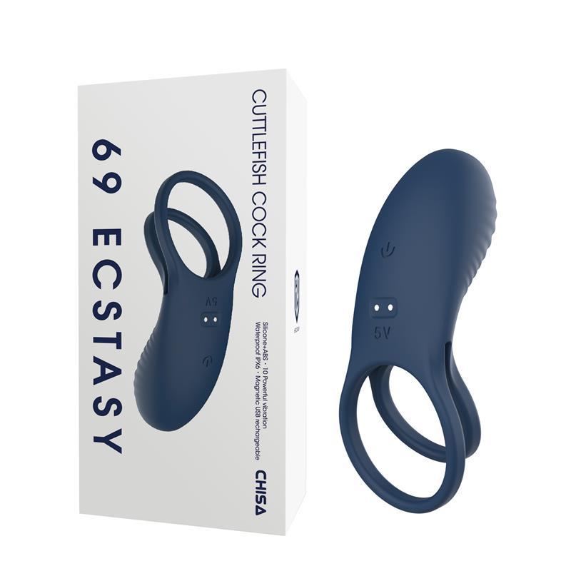 Cuttlefish Anillo para el Pene con Vibracion