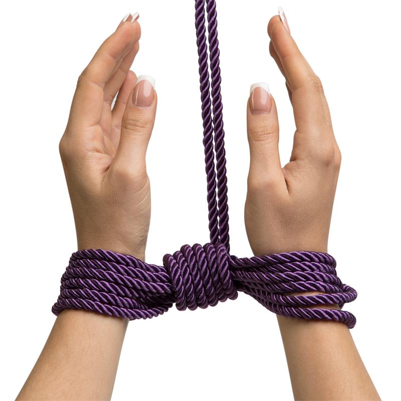 Want to Play Cuerda de Seda para Bondage 10 metros Purpura
