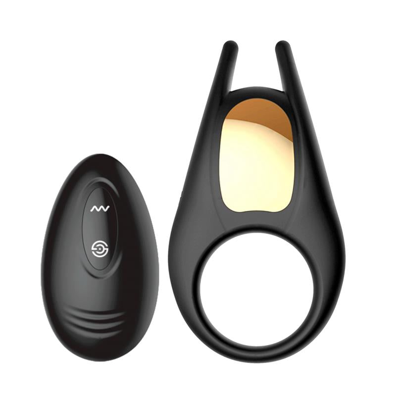 Keylo Anillo para el Pene con Control Remoto y Luces Led USB Silicona