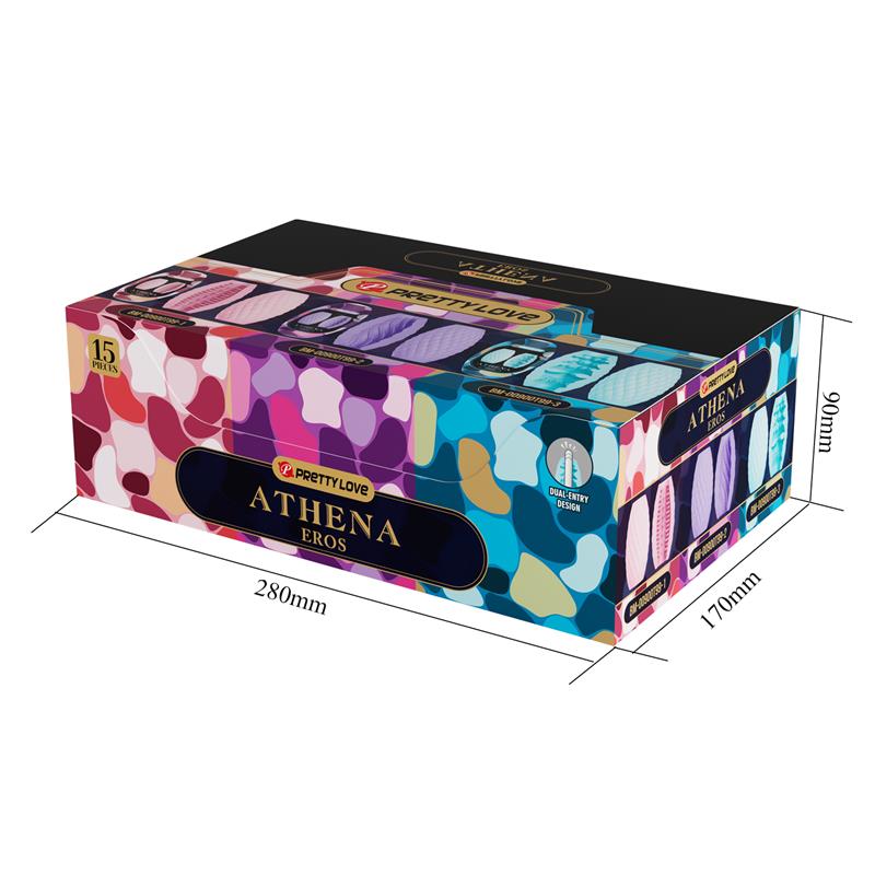 Eros Huevo Masturbador Display 15 uds Surtido