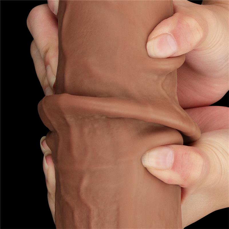 Dildo Dual Density Piel Deslizante 135