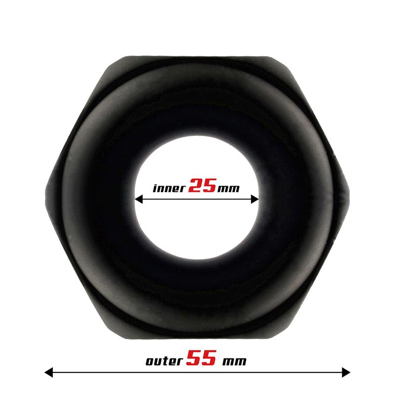Anillo para el Pene Nut Silicona Liquida 25 mm