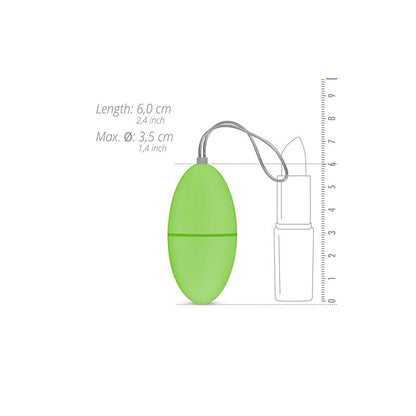 Huevo Vibrador Control Remoto Verde