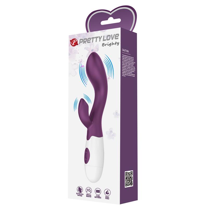 Vibrador Brighty 30 funciones Purpura