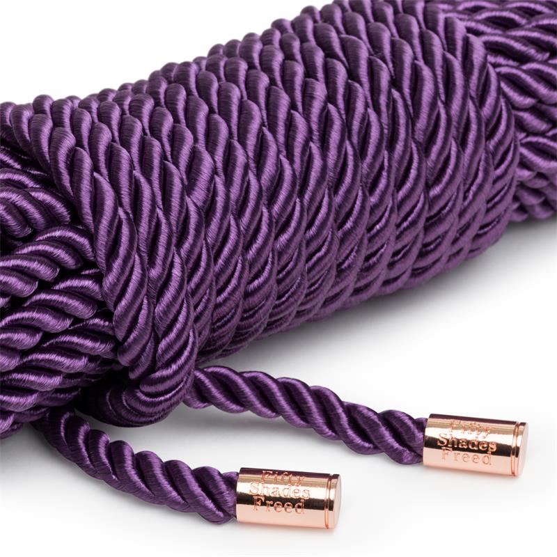 Want to Play Cuerda de Seda para Bondage 10 metros Purpura