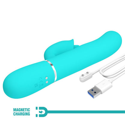 Gigi Vibrador con Licking y Thumping Turquesa