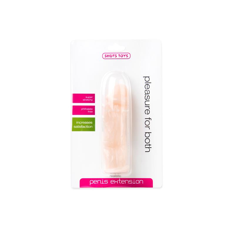 Shots Toys Extension de Pene Realistico Color Natural