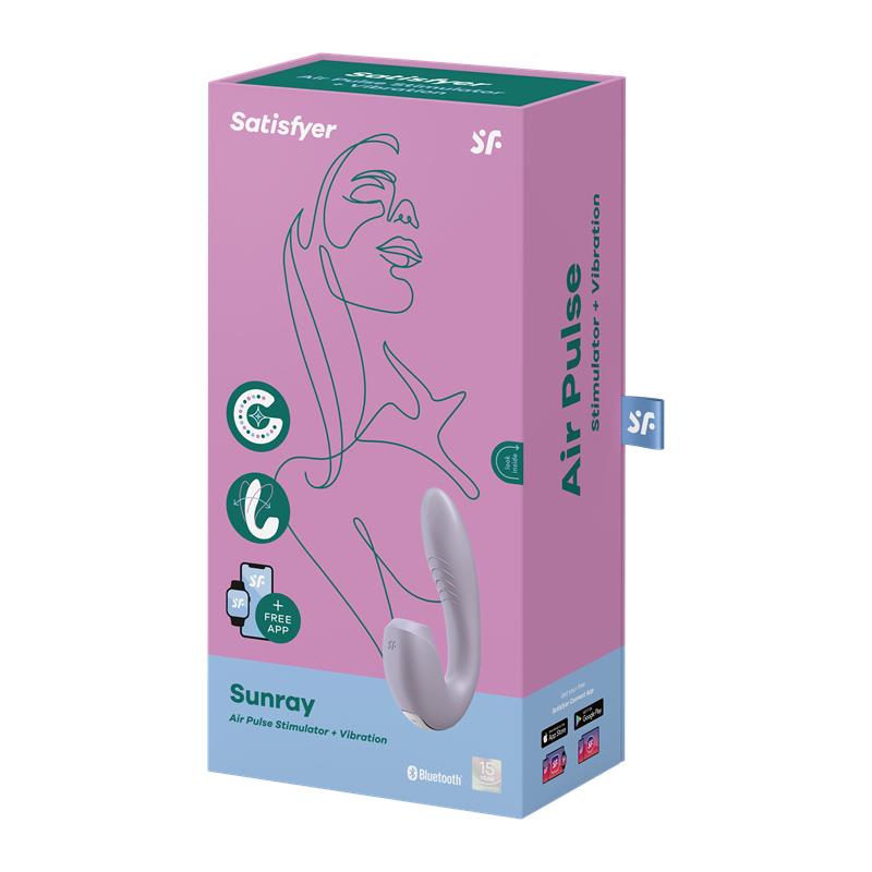 Sunray Succionador y Vibrador 2 en 1 Super Flexible Lilac