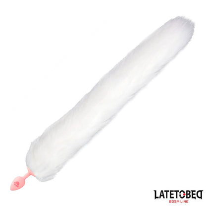 Plug Anal con Cola de Zorro Rosa